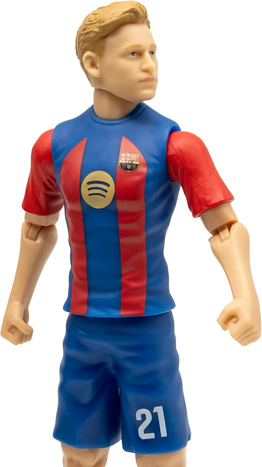 Sockers Banbo Toys FC Barcelona Frenkie de Jong 8" Collectible Soccer Action Figure