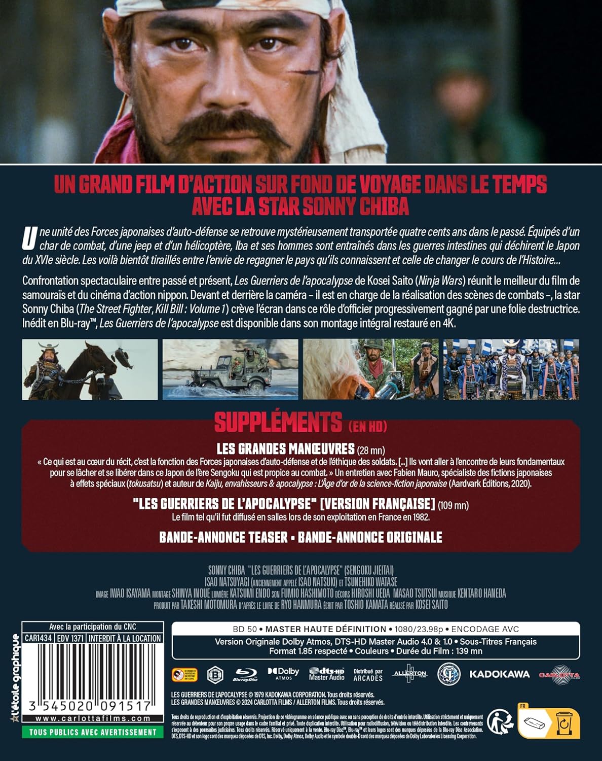 Les Guerriers De L Apocalypse Vost/Blu-Ray