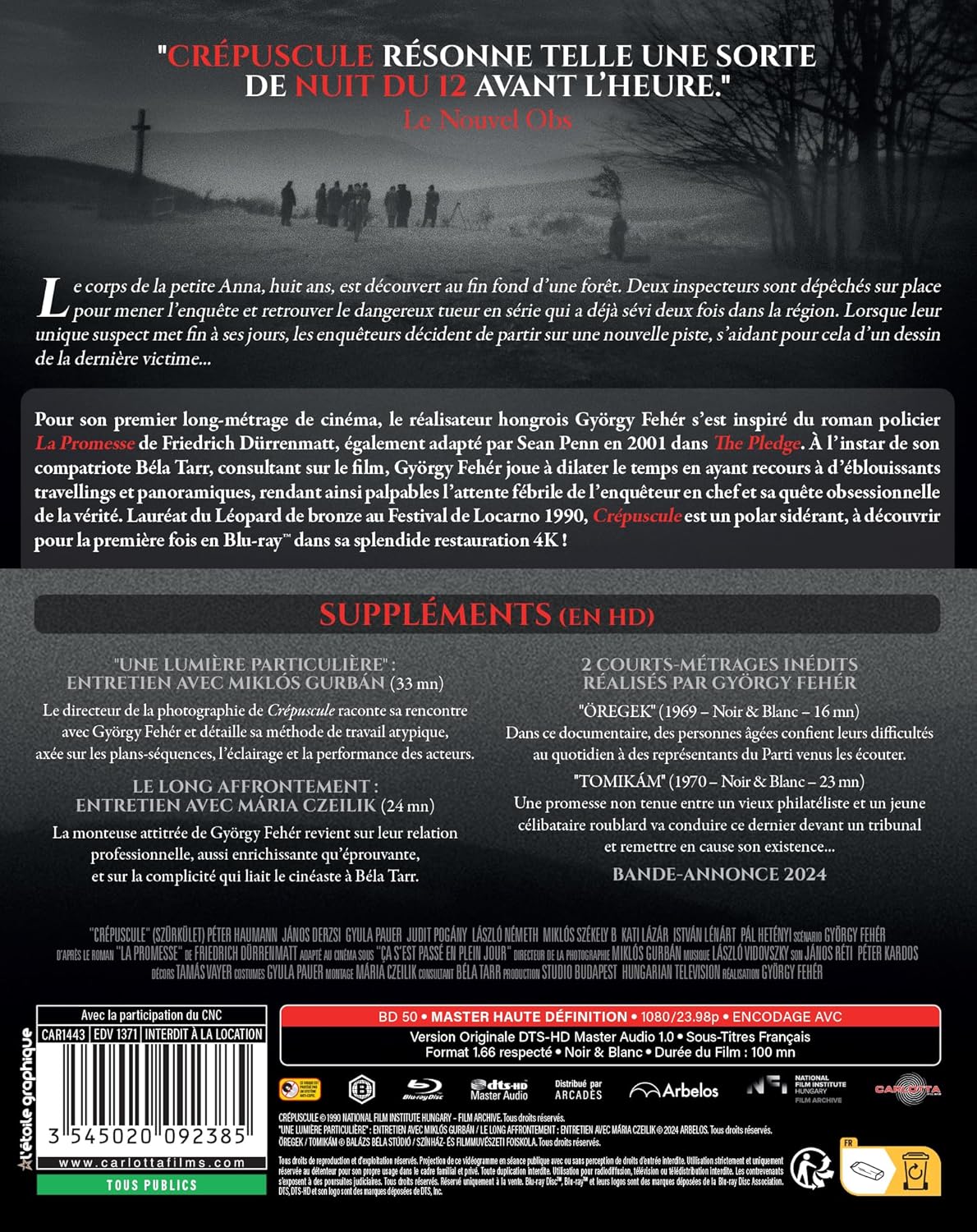 Crepuscule Vost/Blu-Ray
