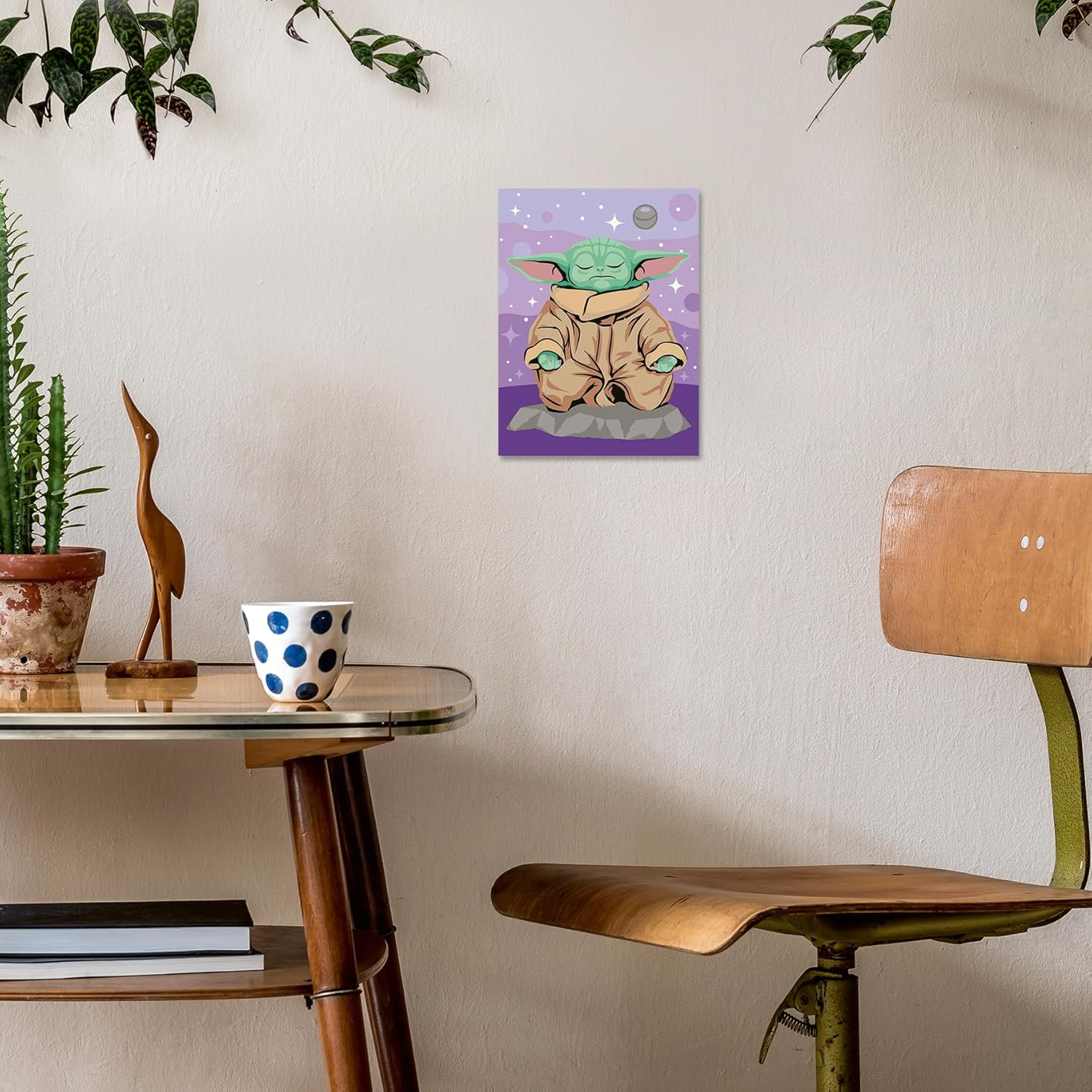 Star Wars: The Mandalorian Creart Painting By Numbers Meditating Grogu