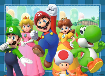 Ravensburger Kinderpuzzle 05689 - Zeit für Mario! – 4X 100 Teile Puzzle in Einer Box, für Puzzle-Freunde und Super Mario-Fans ab 5 Jahren