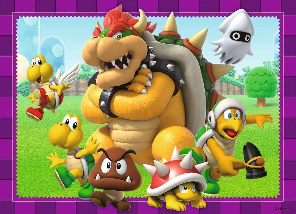 Ravensburger Kinderpuzzle 05689 - Zeit für Mario! – 4X 100 Teile Puzzle in Einer Box, für Puzzle-Freunde und Super Mario-Fans ab 5 Jahren