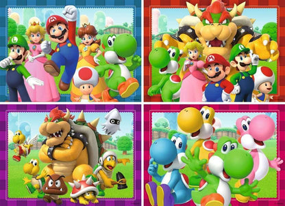 Ravensburger Kinderpuzzle 05689 - Zeit für Mario! – 4X 100 Teile Puzzle in Einer Box, für Puzzle-Freunde und Super Mario-Fans ab 5 Jahren