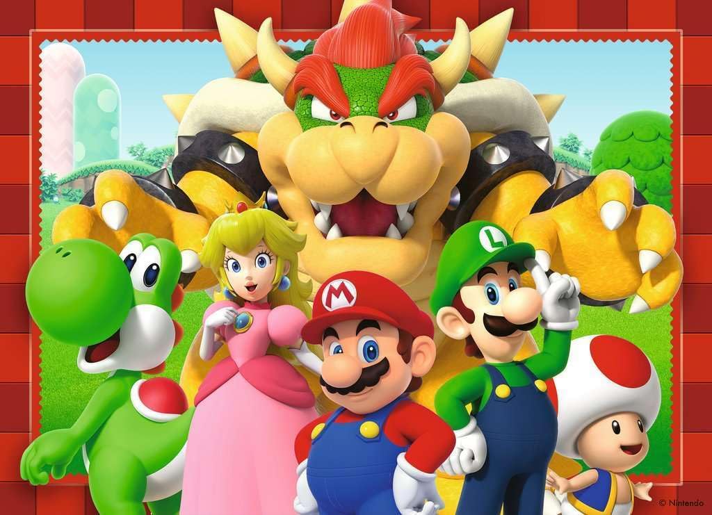 Ravensburger Kinderpuzzle 05689 - Zeit für Mario! – 4X 100 Teile Puzzle in Einer Box, für Puzzle-Freunde und Super Mario-Fans ab 5 Jahren
