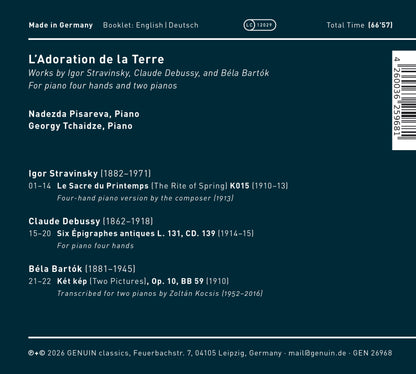 Nadezda Pisareva/Georgy Tchaidze: L'adoration De La Terre