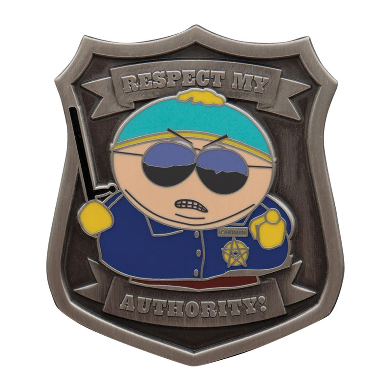 South Park Cartman Police Pin Badge – Edizione Limitata 9.995, numerata singolarmente