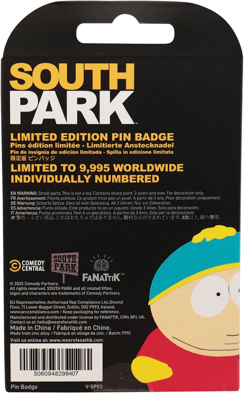 South Park Cartman Polizei Pin Anstecker - Limited Edition 9.995 - einzeln nummeriert