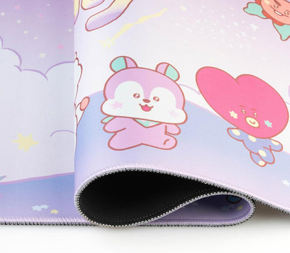 Grupo Erik Gaming Mauspad XXL BT21 Fanartikel Gaming Mousepad rutschfest und Wasserabweisend Mauspad Groß - Mouse Pad XXL Gaming Schreibtischunterlage PC Zubehör Gaming Kawaii K-Pop Kawaii Merch