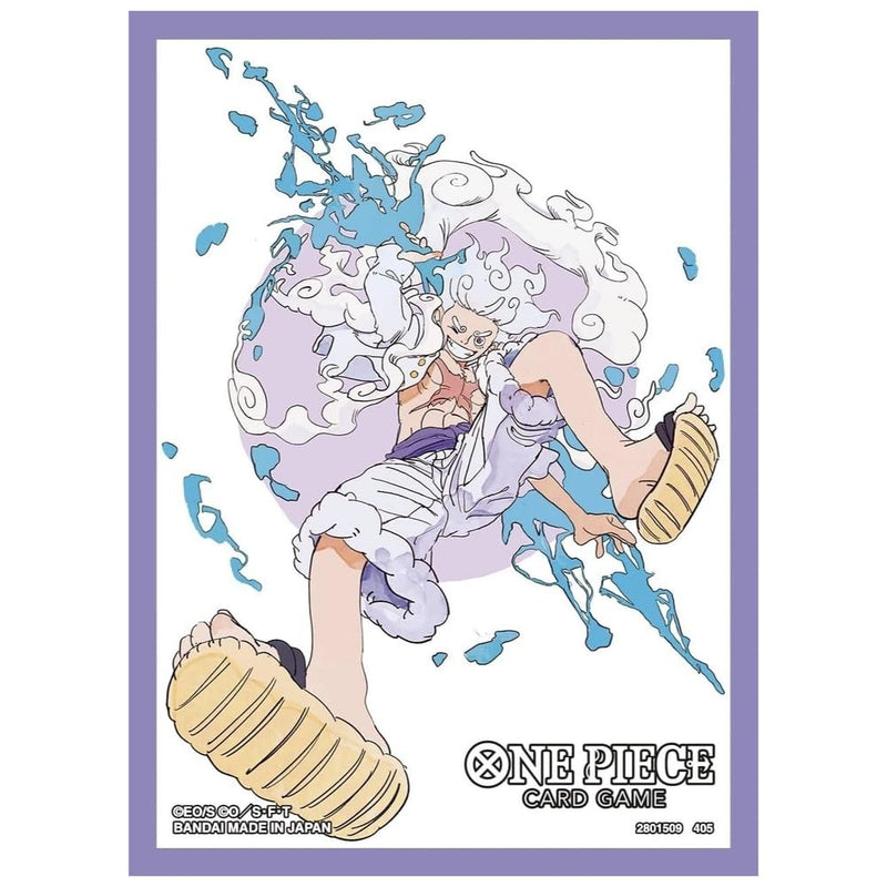 One Piece Card Game Protective Sleeves - Official Sleeve Set 12 - Monkey D. Luffy Gear 5-70ct Sleeves