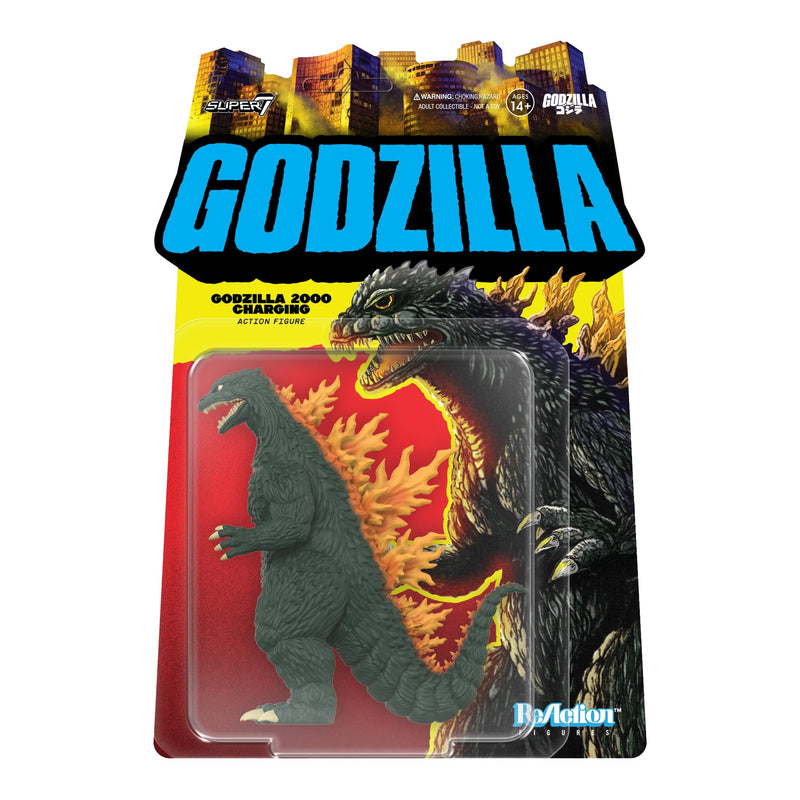 SUPER7 Toho Reaction Figures Wave 10 - Godzilla (2000, Charging) Action Figure