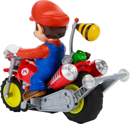 Hot Wheels, Includes 1 Mario Wheelie Motocross RC and remote control, JML15