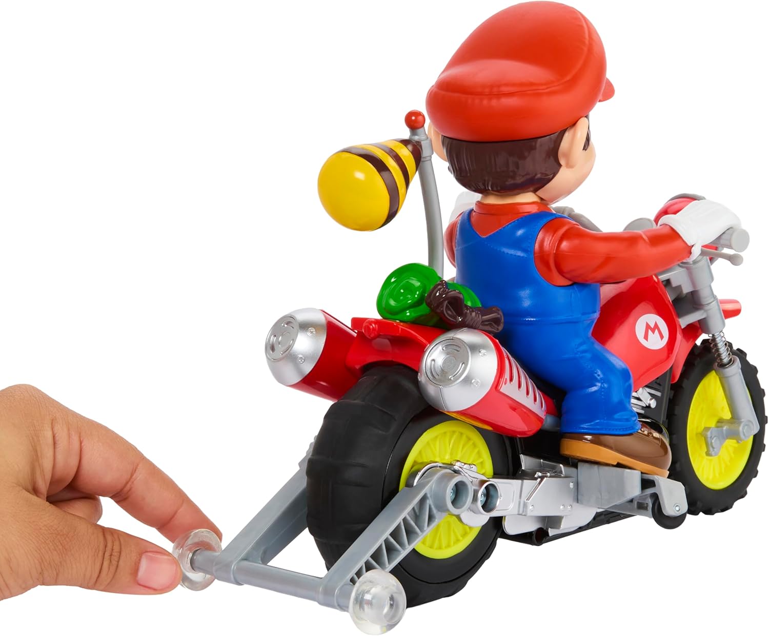 Hot Wheels, Includes 1 Mario Wheelie Motocross RC and remote control, JML15