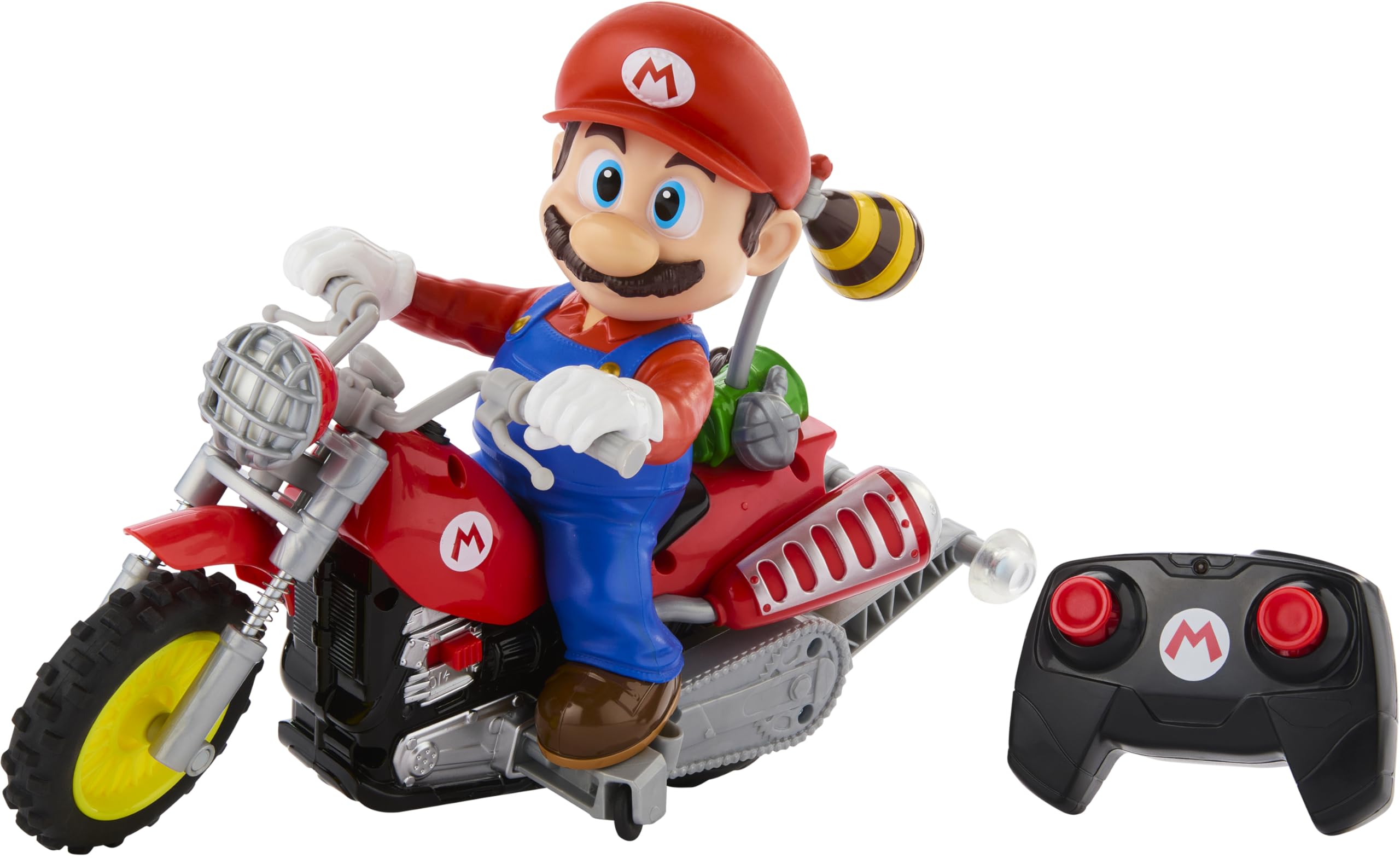 Hot Wheels, Includes 1 Mario Wheelie Motocross RC and remote control, JML15