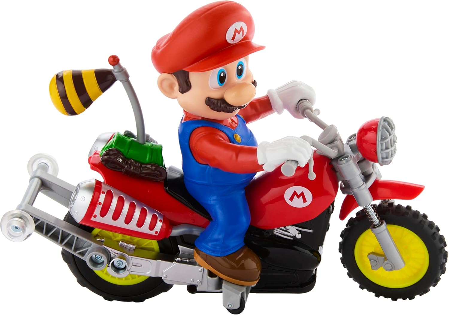 Hot Wheels, Includes 1 Mario Wheelie Motocross RC and remote control, JML15