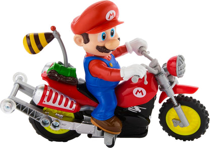 Hot Wheels, Includes 1 Mario Wheelie Motocross RC and remote control, JML15