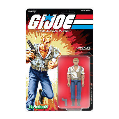 Super7 Reaction+ G.I. Joe Chuckles (Movie) - 4" G.I. Joe Action Figure with Accessories - Classic Cartoon Collectibles and Retro Toys