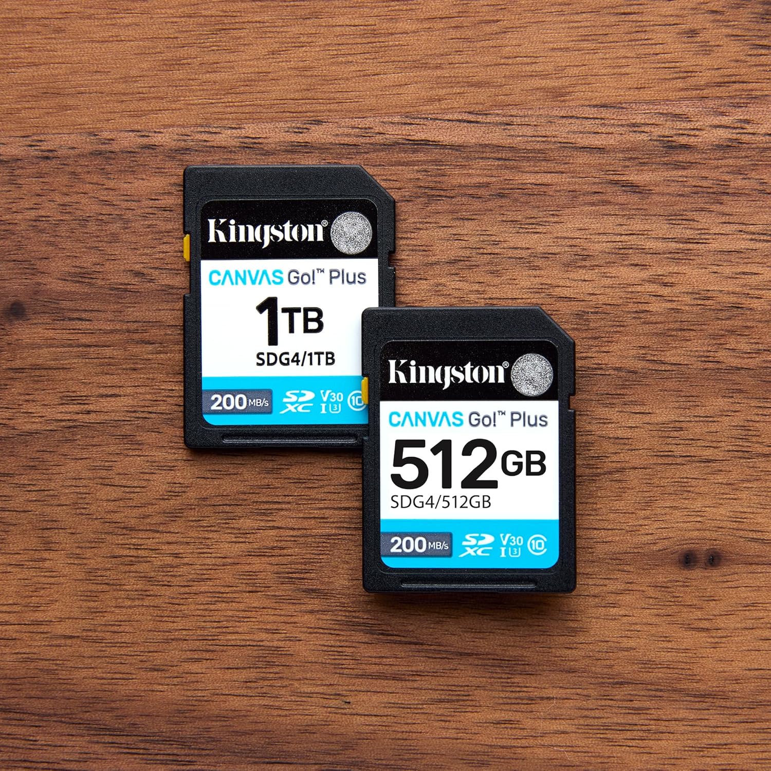 Kingston Canvas Go Plus SDXC Memory Card Gen4 200MB/s C10 UHS-I U3 V30 512GB-SDG4/