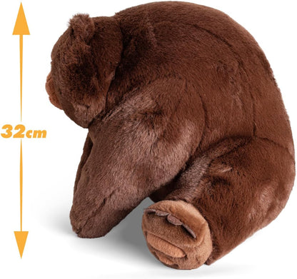 Simba Disney Pixar Hoppers Ellen Bear pluche dier, zachte beer, knuffelfiguur (32 cm), officieel gelicentieerd speelgoed voor kinderen en fans, verzamelaars- en knuffelspeelgoed