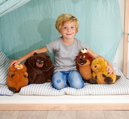 Simba Disney Pixar Hoppers Ellen Bear pluche dier, zachte beer, knuffelfiguur (32 cm), officieel gelicentieerd speelgoed voor kinderen en fans, verzamelaars- en knuffelspeelgoed