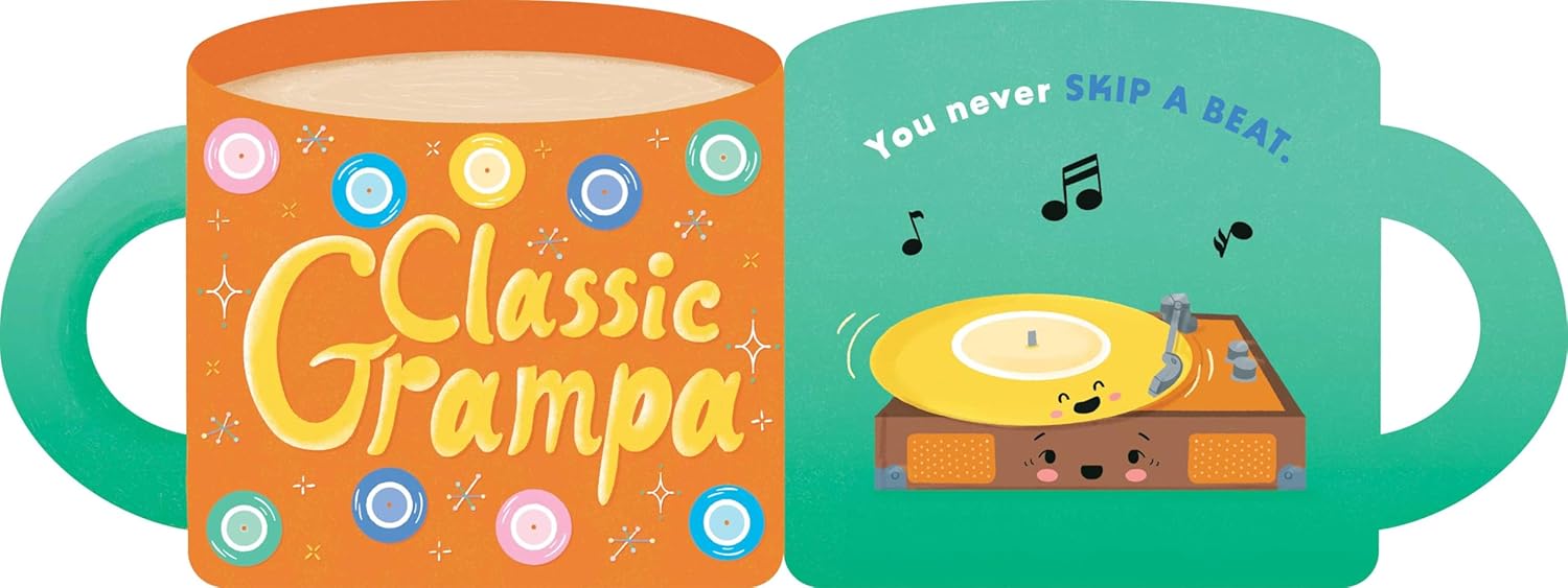 Grandest Grandpa (a Mugs & Kisses Shaped Board Book for Toddlers
