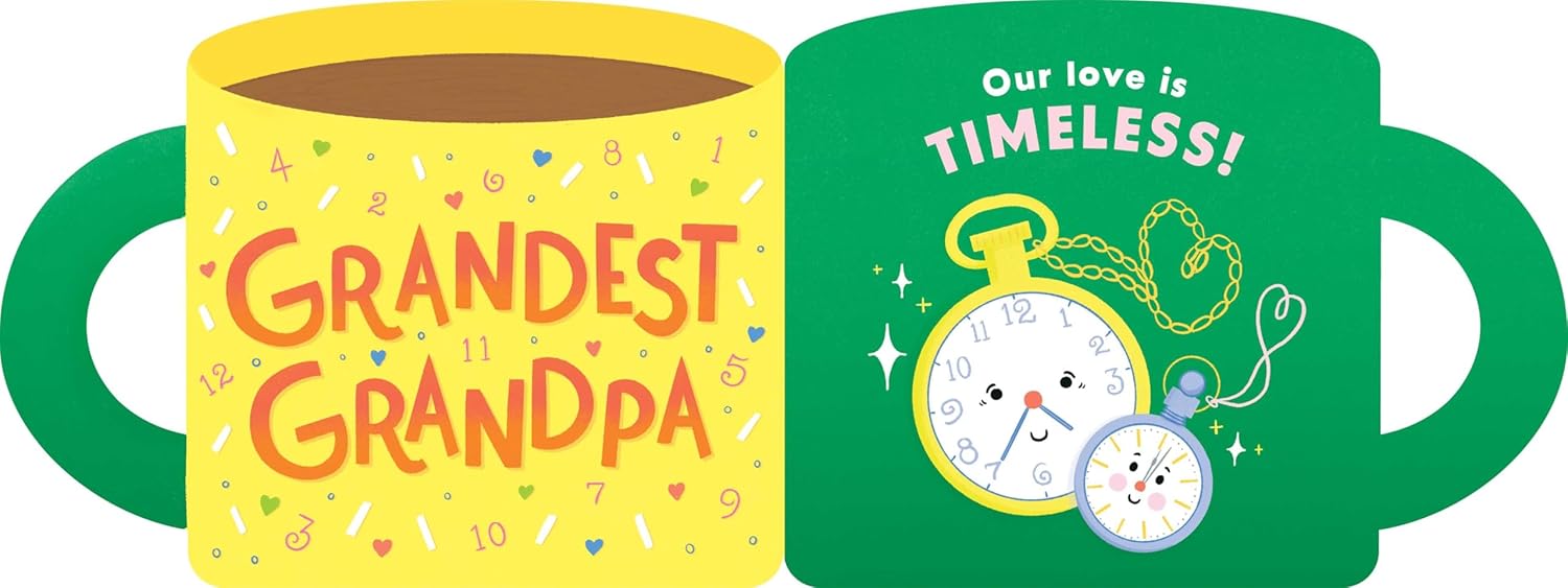 Grandest Grandpa (a Mugs & Kisses Shaped Board Book for Toddlers