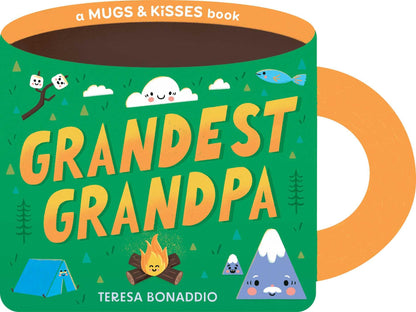 Grandest Grandpa (a Mugs & Kisses Shaped Board Book for Toddlers