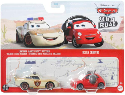 Disney Pixar Cars Lightning McQueen Deputy Hazzard and Bella Cadavre