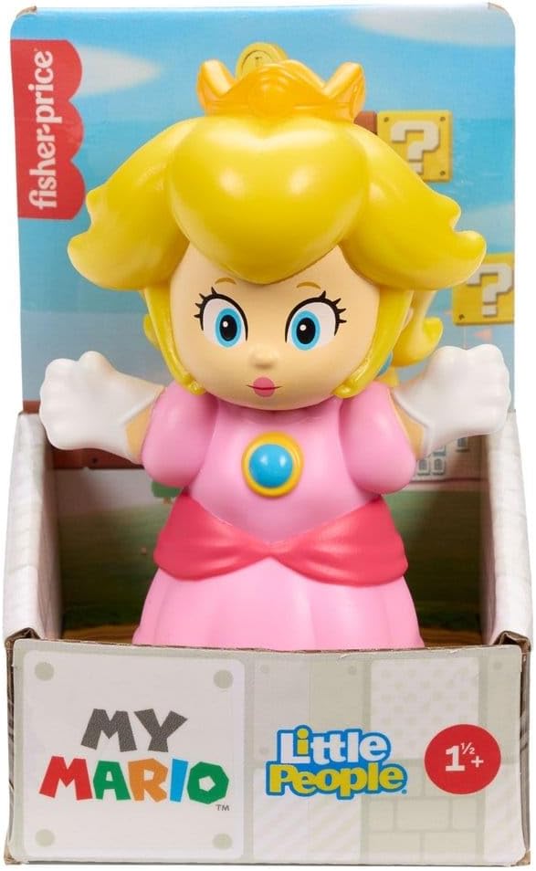 My Mario Fisher-Price Little People 7 cm, My Mario Princess Peach Figure Action Figures For Kids