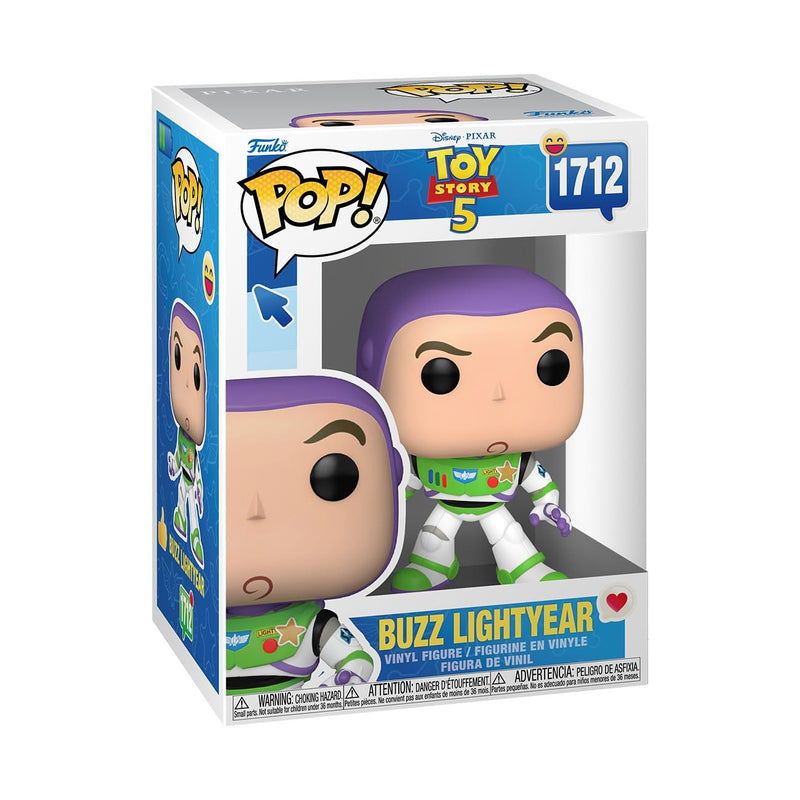 Funko POP! Disney: Toy Story 5 - Buzz Lightyear - Figura in vinile da collezione - Idea regalo - Prodotto ufficiale - Giocattoli per bambini e adulti - Modello di figura per collezionisti