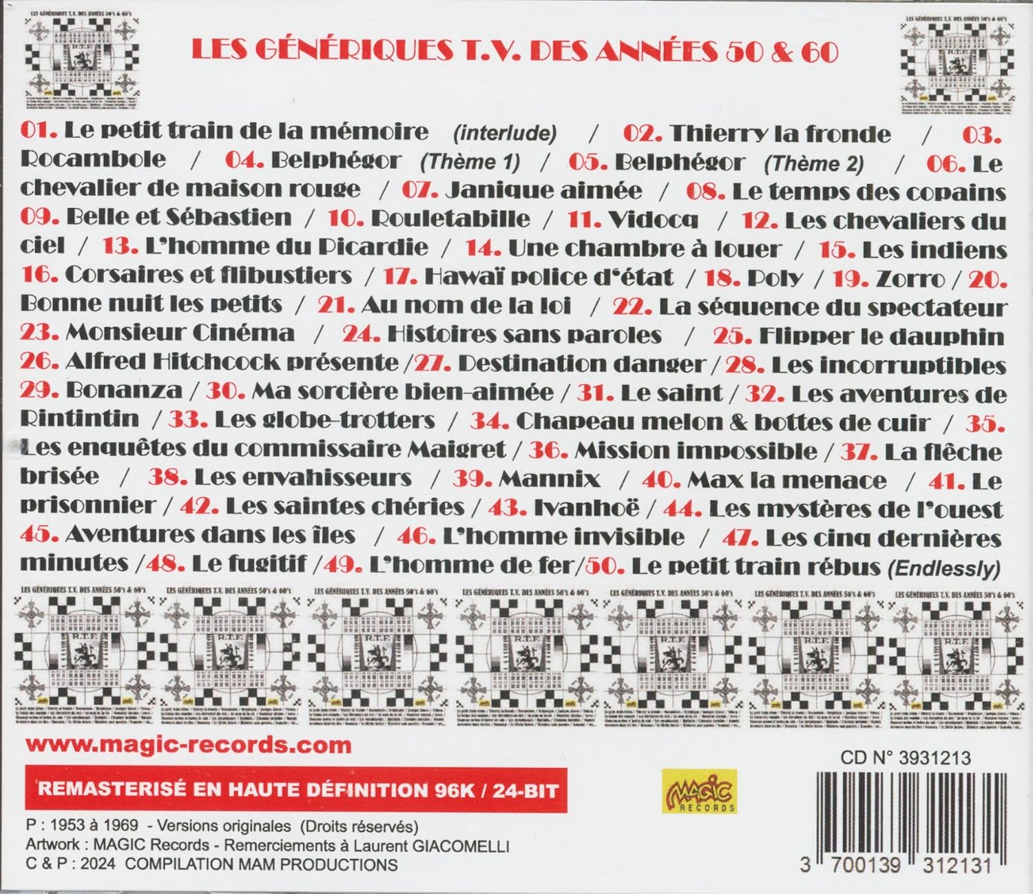 Generiques TV des Annees 50 & 60