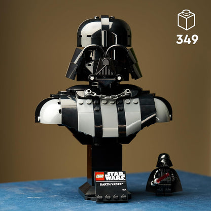 LEGO Star Wars 75439 Darth Vader Buste - Bouwpakket voor Volwassenen Incl. Verzamelbare Sith Minifiguur met Rood Lichtzwaard - Woondecoratie - Cadeau voor A New Hope Fans