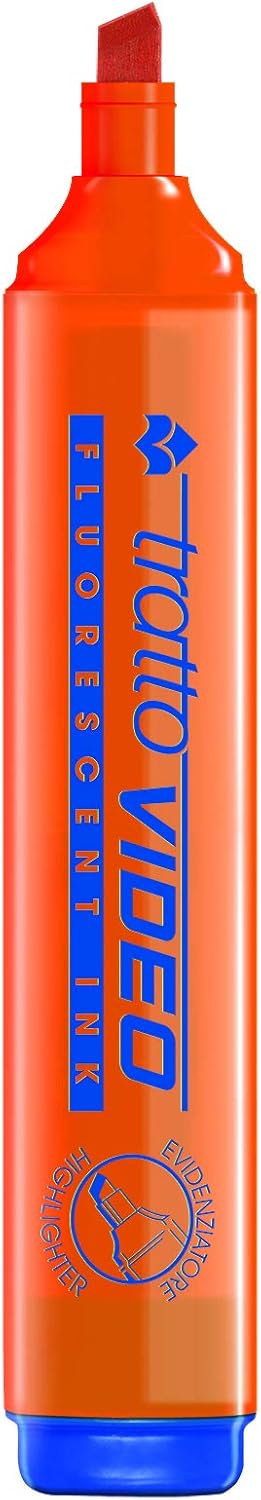 Tratto Video - Evidenziatore, Barattolo da 20 Pezzi, Colori Assortiti