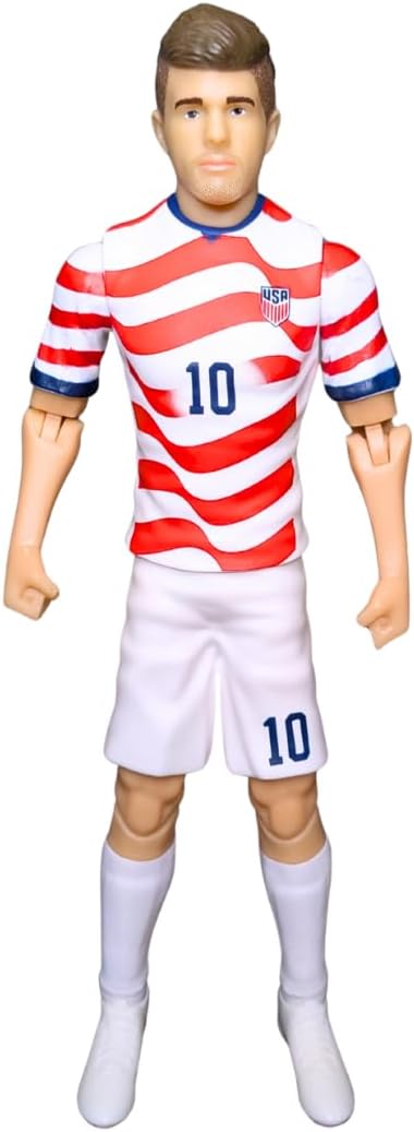 Sockers Banbo Toys 2026 USMNT Christian Pulisic (Home Jersey) 8" Collectible Soccer Action Figure