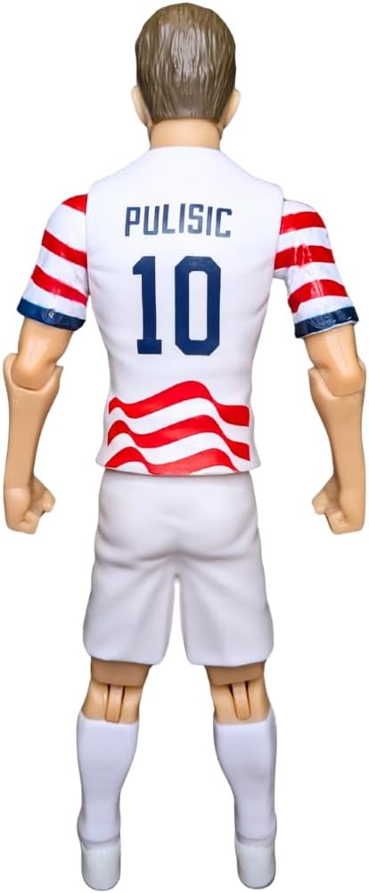 Sockers Banbo Toys 2026 USMNT Christian Pulisic (Home Jersey) 8" Collectible Soccer Action Figure