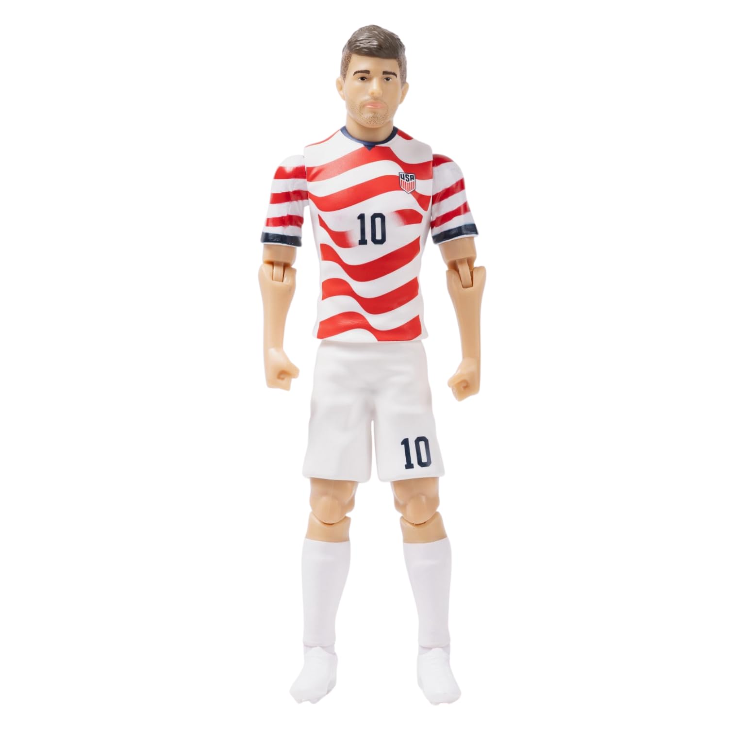 Sockers Banbo Toys 2026 USMNT Christian Pulisic (Home Jersey) 8" Collectible Soccer Action Figure