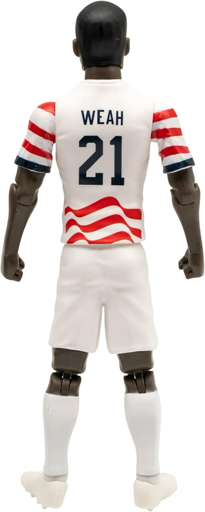 Sockers Banbo Toys 2026 USMNT Tim Weah (Home Jersey) 8" Collectible Soccer Action Figure