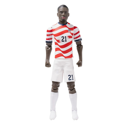 Sockers Banbo Toys 2026 USMNT Tim Weah (Home Jersey) 8" Collectible Soccer Action Figure