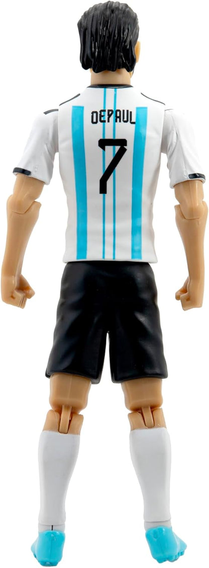 Sockers Banbo Toys Argentina National Rodrigo De Paul 8" Collectible Soccer Action Figure