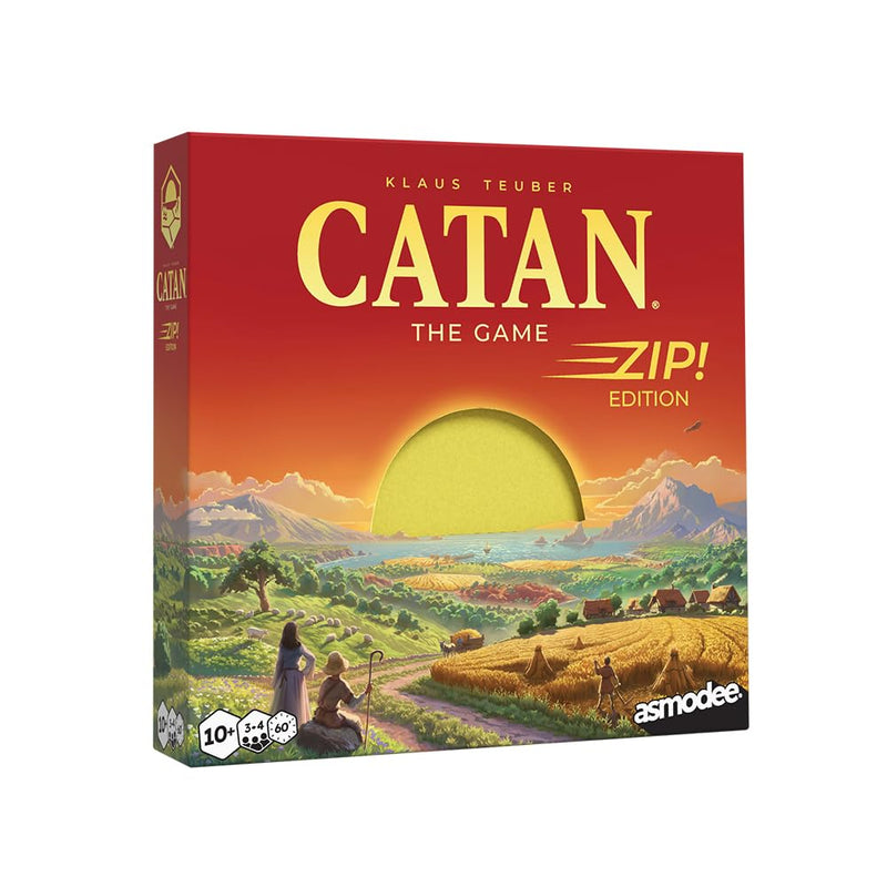 CATAN Zip! Jeu de stratégie de voyage | À partir de 10 ans | 3 à 4 joueurs | 1 heure de temps de jeu