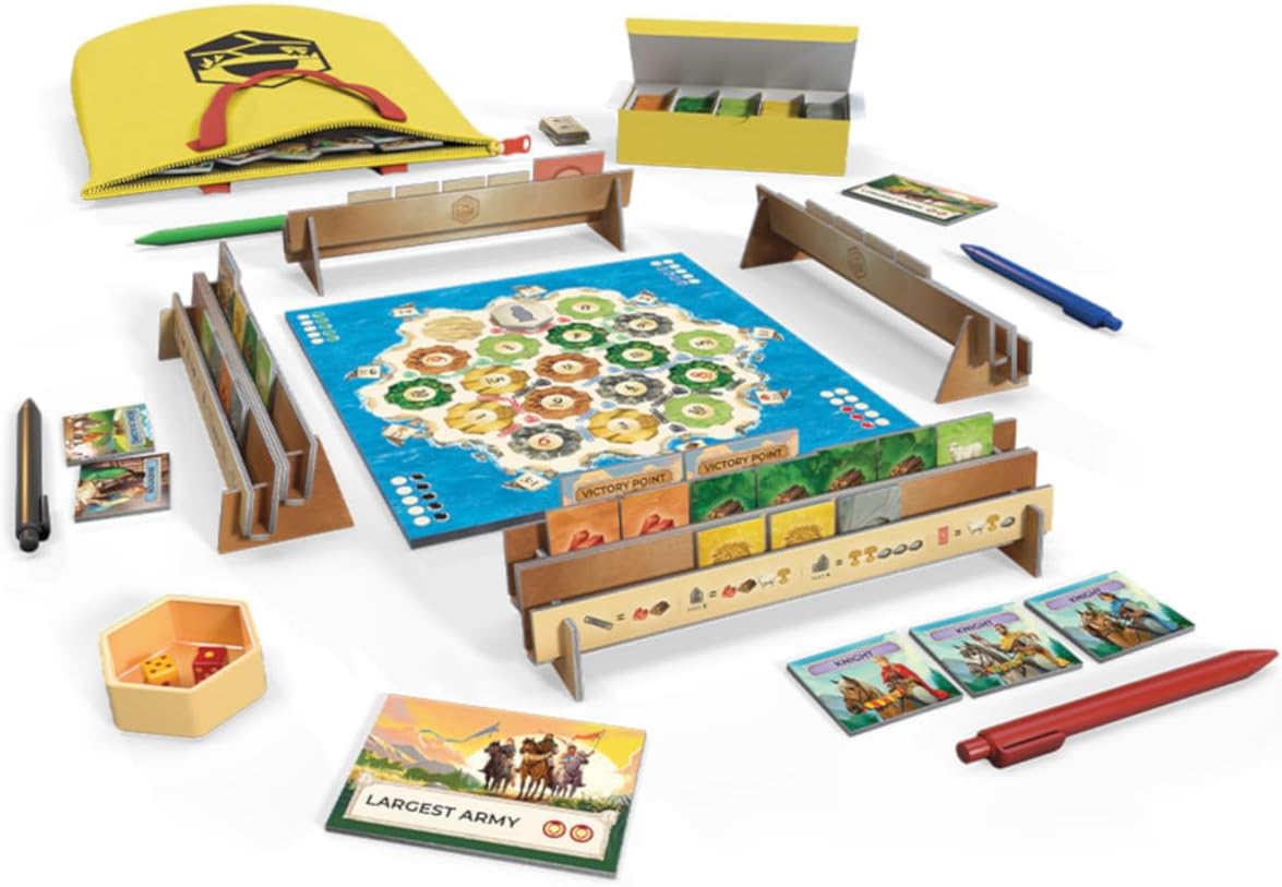 CATAN Zip! Jeu de stratégie de voyage | À partir de 10 ans | 3 à 4 joueurs | 1 heure de temps de jeu