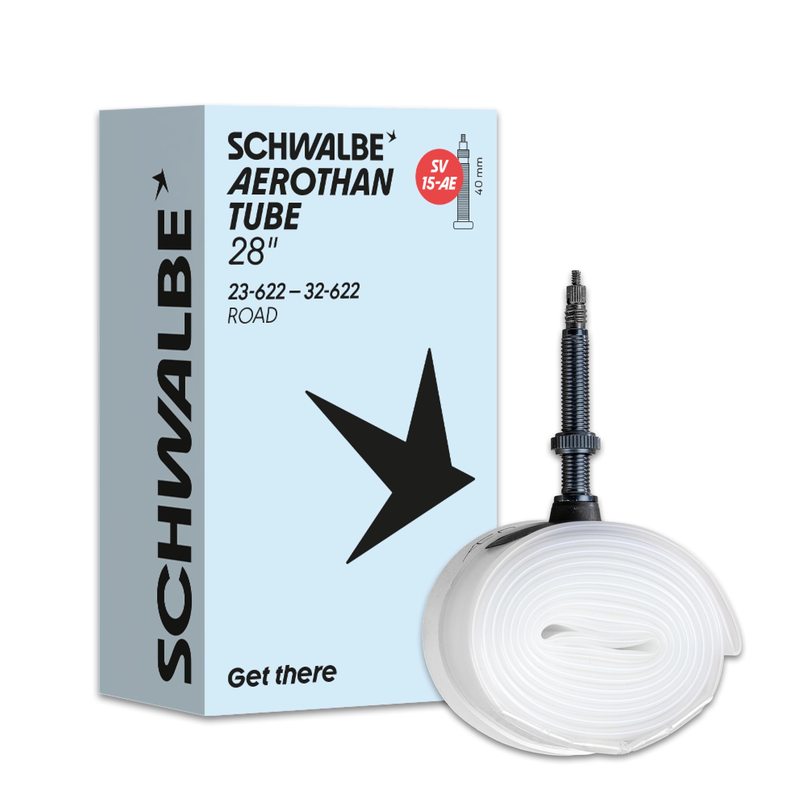 Schwalbe Aerothan Schlauch – Fahrradschläuche für Urban, MTB, Race und Touring Fahrräder – Fahrradschlauch aus TPU – Made in Germany