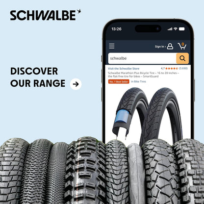 Schwalbe Aerothan Schlauch – Fahrradschläuche für Urban, MTB, Race und Touring Fahrräder – Fahrradschlauch aus TPU – Made in Germany