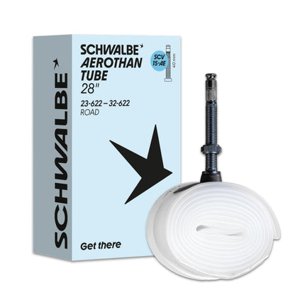 Schwalbe Aerothan Schlauch – Fahrradschläuche für Urban, MTB, Race und Touring Fahrräder – Fahrradschlauch aus TPU – Made in Germany