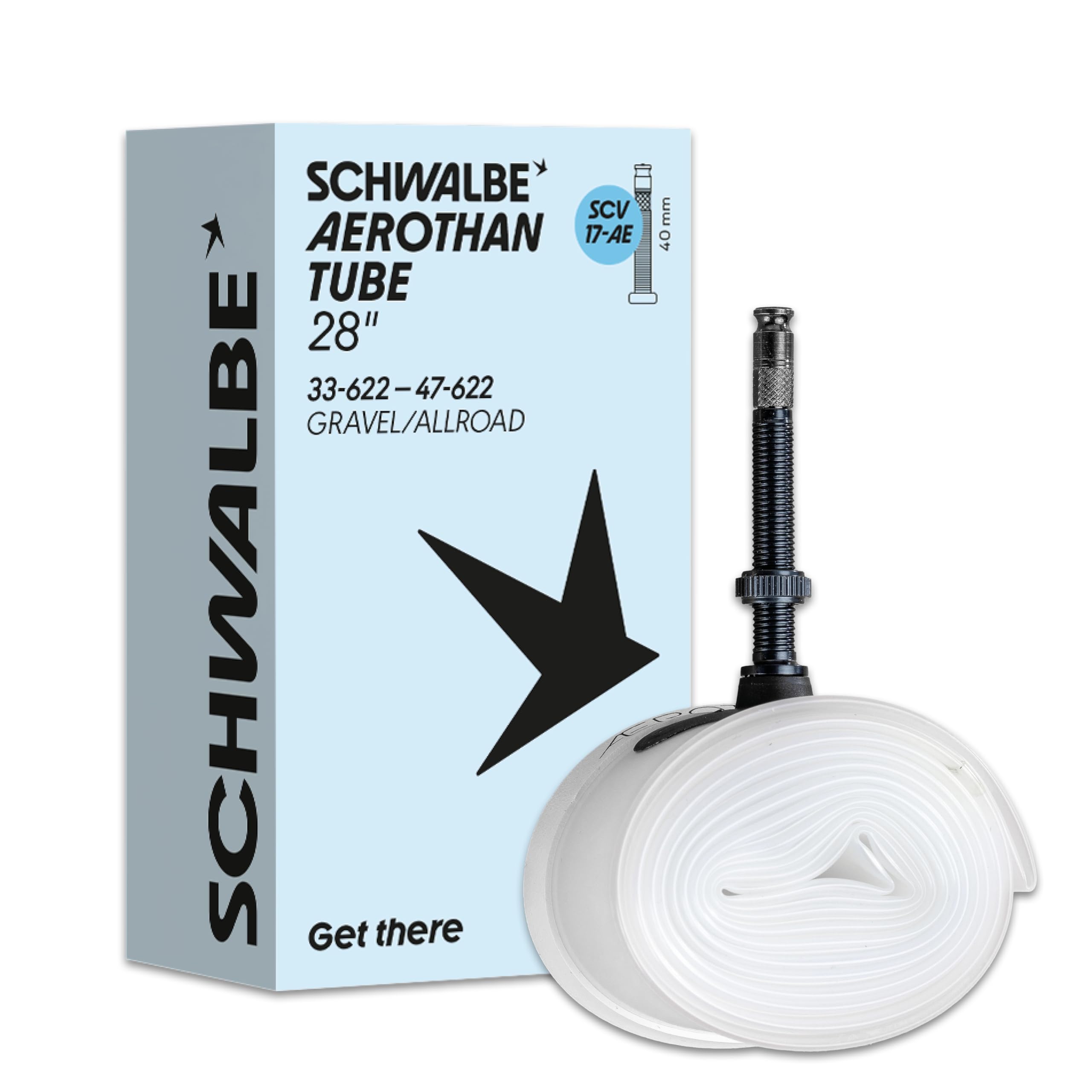 Schwalbe Aerothan Schlauch – Fahrradschläuche für Urban, MTB, Race und Touring Fahrräder – Fahrradschlauch aus TPU – Made in Germany