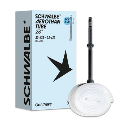 Schwalbe Aerothan Schlauch – Fahrradschläuche für Urban, MTB, Race und Touring Fahrräder – Fahrradschlauch aus TPU – Made in Germany
