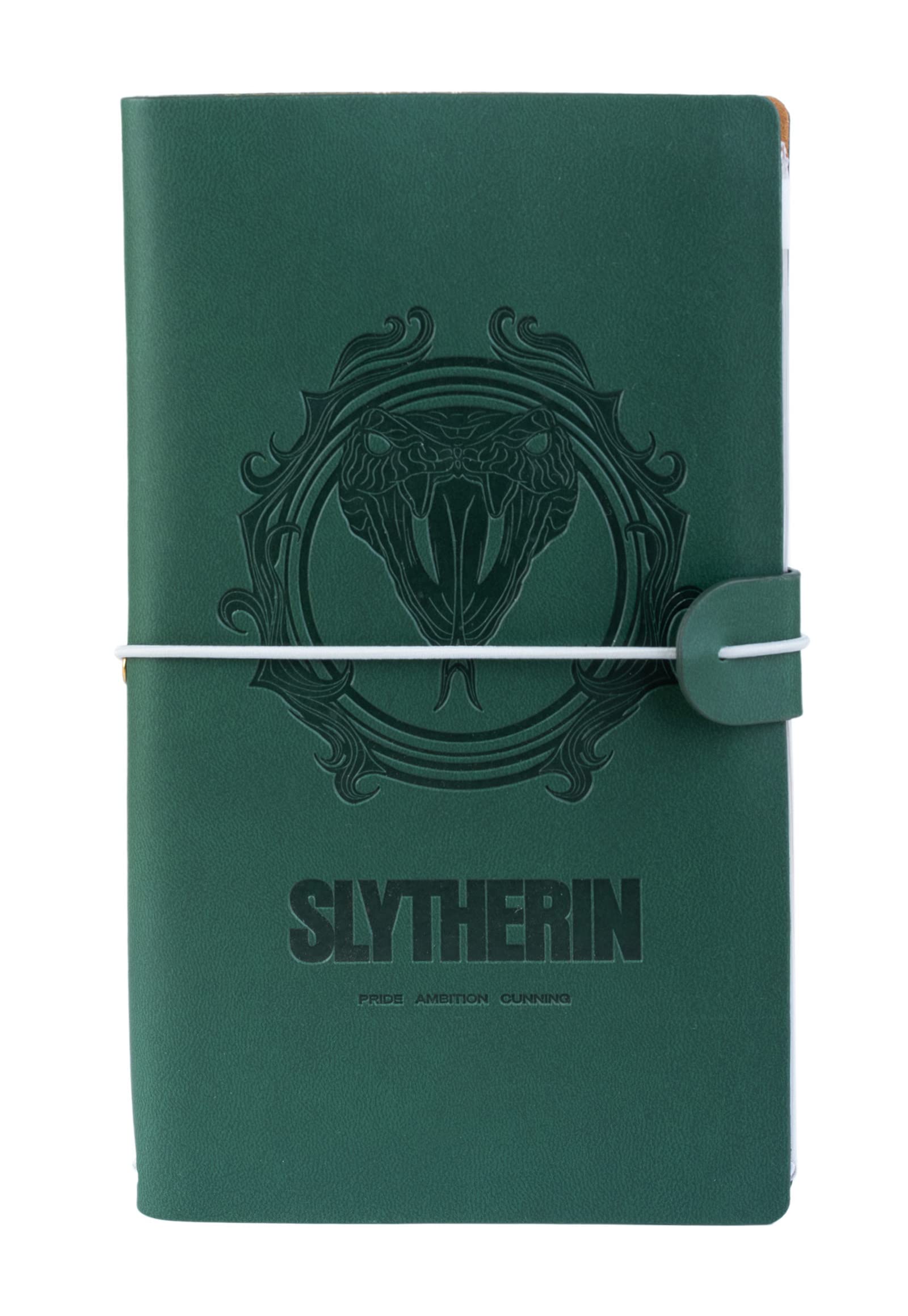 Grupo Erik Reisetagebuch zum Selberschreiben Harry Potter Hogwarts Slytherine Bullet Journal Dotted Notizbuch Leder (synthetisch) Tagebuch für Erwachsene Kinder Notizbuch Klein Notizbuch Gepunktet