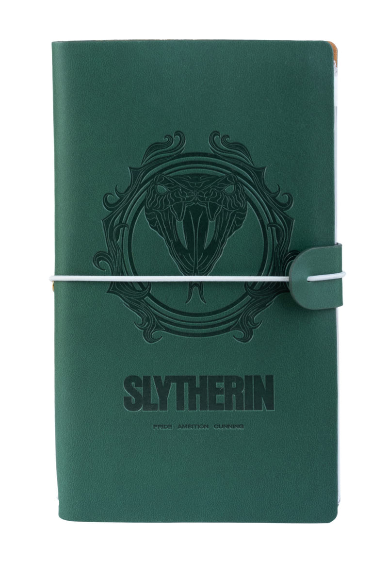 Grupo Erik Reisetagebuch zum Selberschreiben Harry Potter Hogwarts Slytherine Bullet Journal Dotted Notizbuch Leder (synthetisch) Tagebuch für Erwachsene Kinder Notizbuch Klein Notizbuch Gepunktet