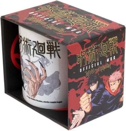 Grupo Erik - Mug Black Jujutsu Kaisen, Anime 350ml | Tasse en Céramique Sous Licence Officielle | Mug Café & Thé, Idée Cadeau Geek, Anniversaire ou Noël