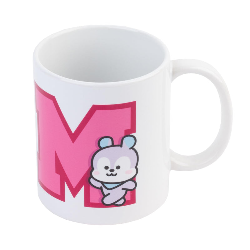 Grupo Erik Tasse Kaffeetasse BT21 Mang Tasse Kaffeetasse BT21 Kaffeebecher - Tasse für Kaffee und Tee - Größe 9,5 cm x 8 cm - Fassungsvermögen 350 ml - Offizielle Lizenz - BT21 Fanartikel