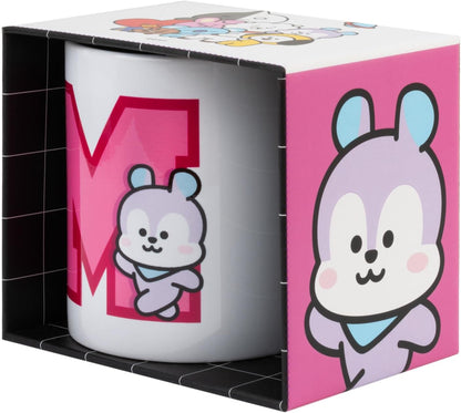 Grupo Erik Tasse Kaffeetasse BT21 Mang Tasse Kaffeetasse BT21 Kaffeebecher - Tasse für Kaffee und Tee - Größe 9,5 cm x 8 cm - Fassungsvermögen 350 ml - Offizielle Lizenz - BT21 Fanartikel